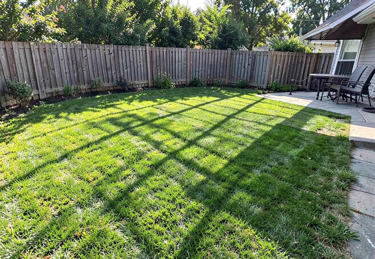 Maintained lawn and property in the Salem, Oregon area